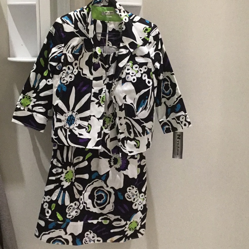 🧓🏼MT BNWT Nygard collection matching dress and blazer